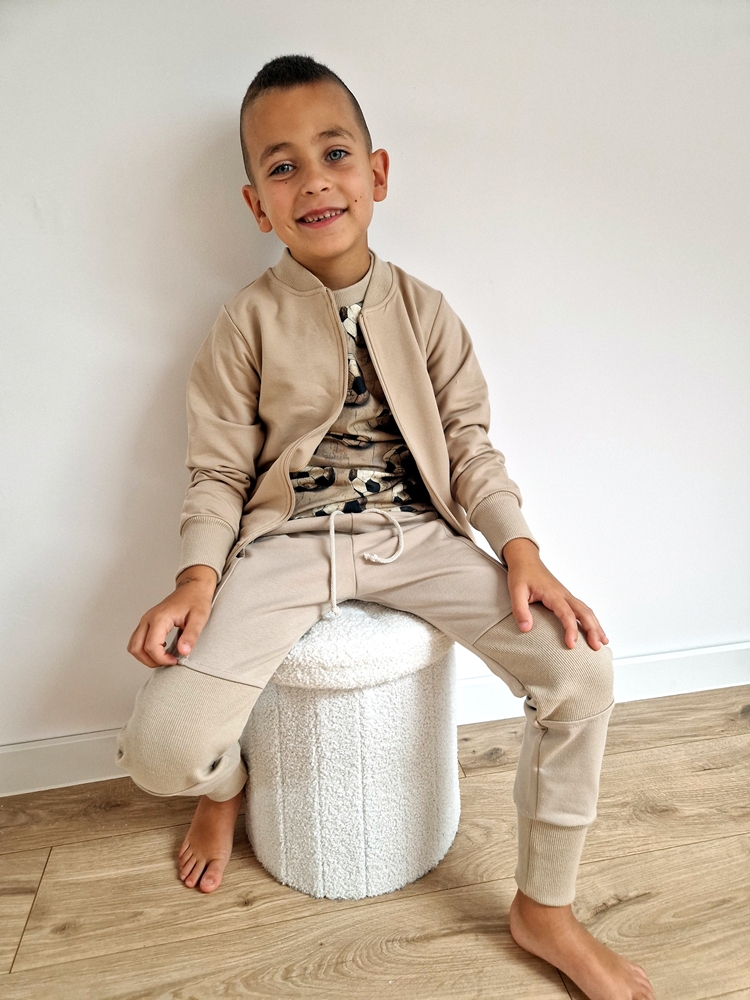 Spodnie JOGGERSY jasny beż