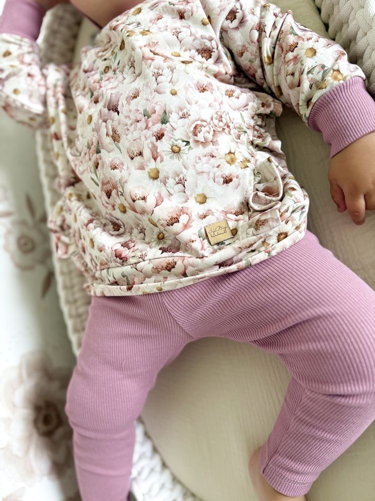 BLUZA falbanki FLORI peonie