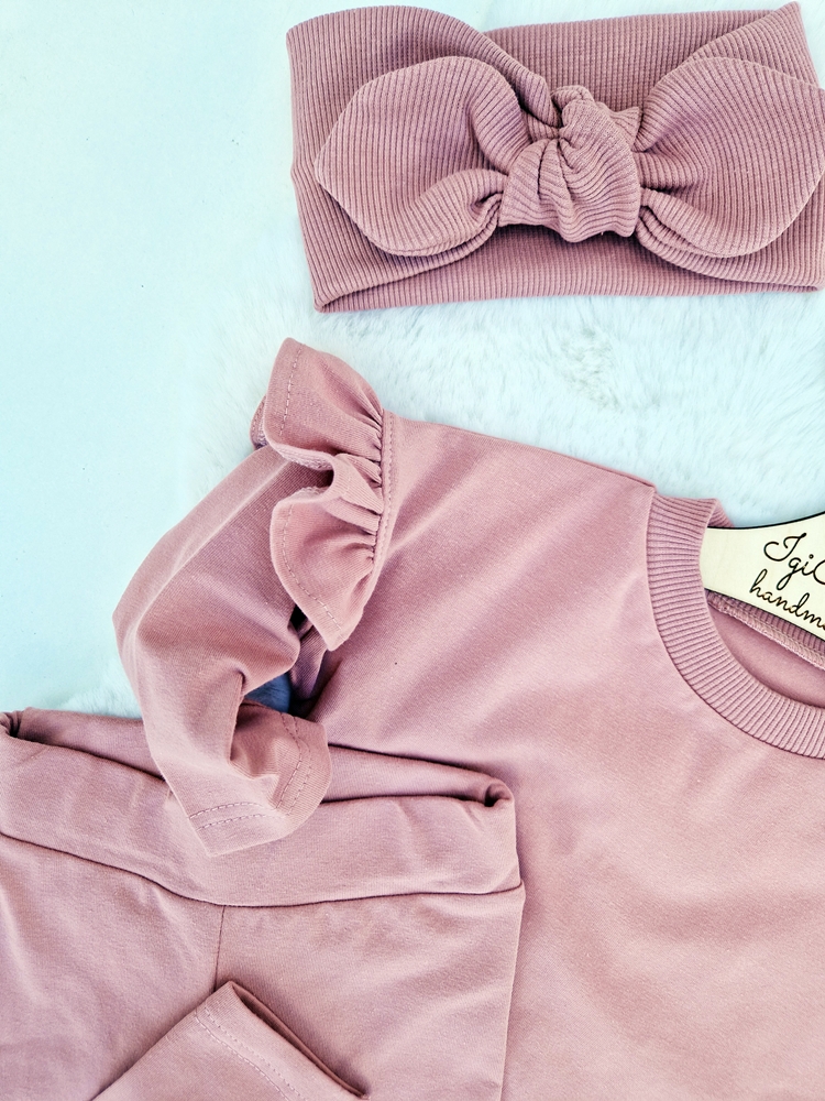 Komplecik LOLA brudny róż