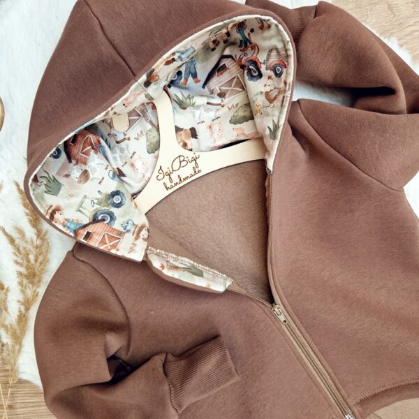 Bluzo- parka ORZECH+ farma