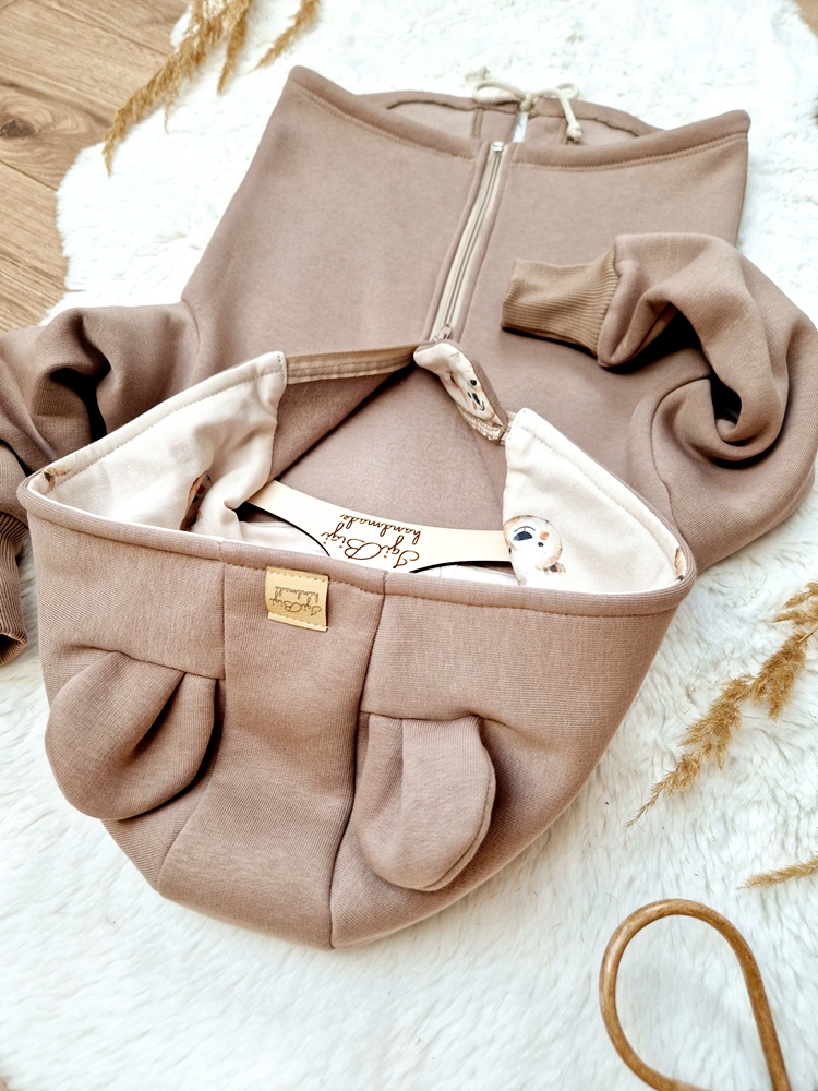 Bluzo- parka LATTE+ teddy cream