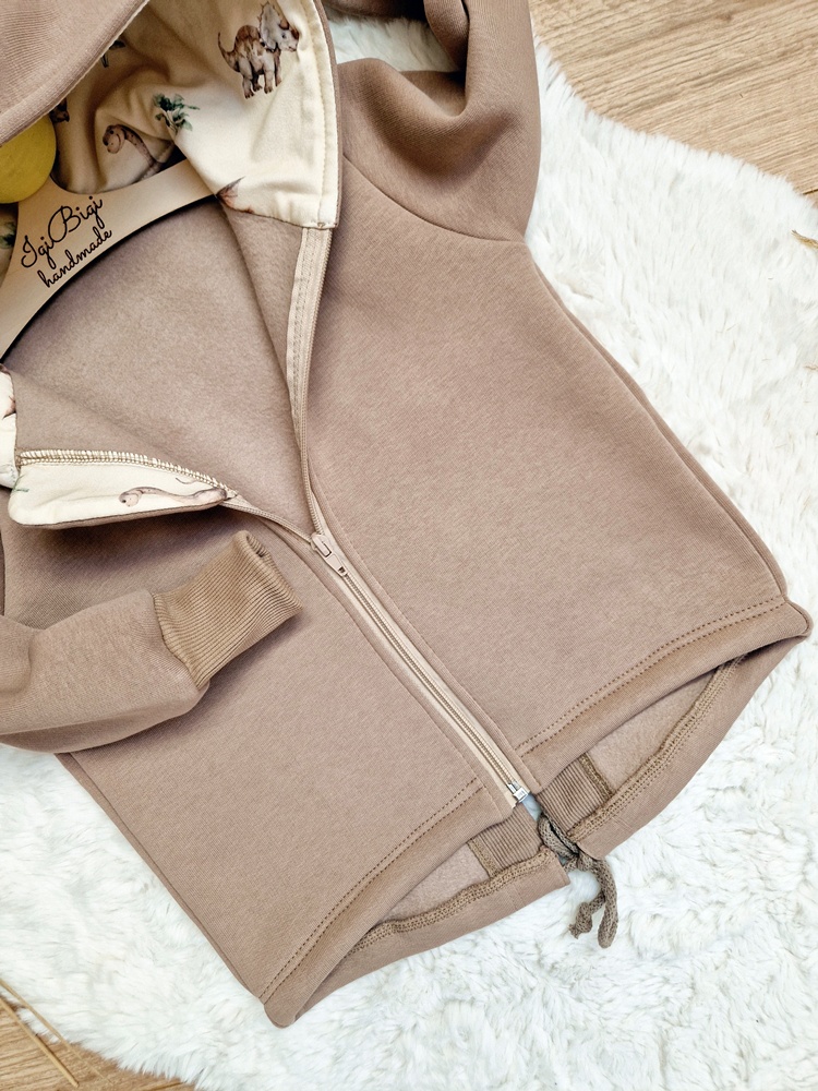 Bluzo- parka LATTE dino+ DINUSIE