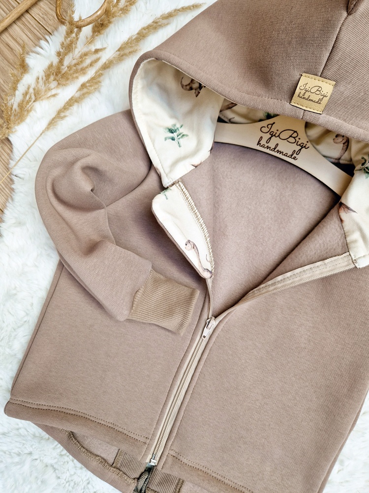 Bluzo- parka LATTE dino+ DINUSIE