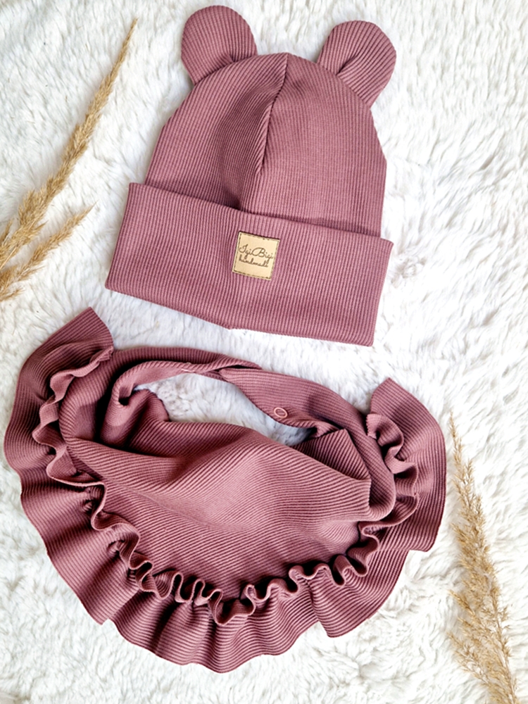 Czapka prążkowana JAGODA