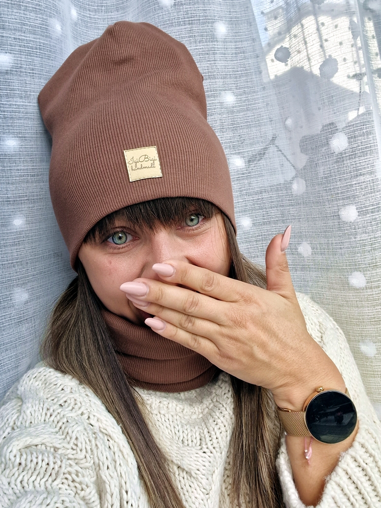 Czapa klasyczny prążek MOM/DAD -różne FASONY /KOLORY