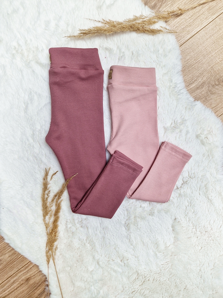 LEGGINSY prążkowane KOLORY