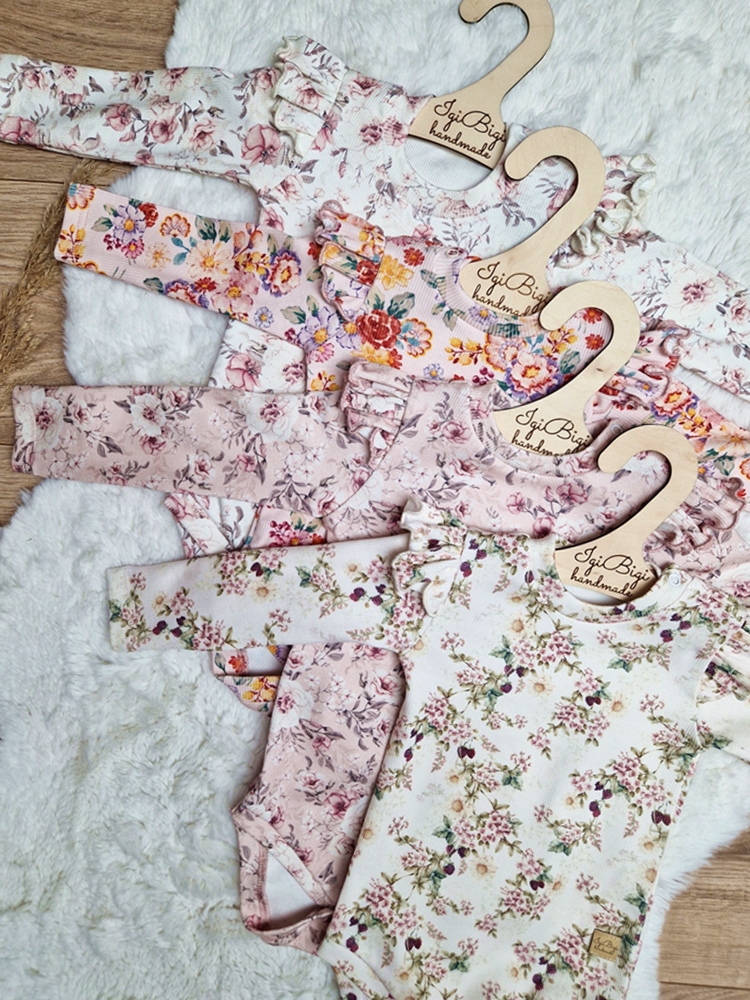 Body+legginsy prążkowane ROSE FLOW