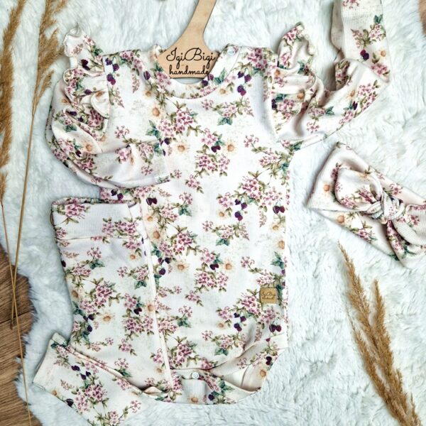 Body+legginsy prążkowane FOREST BLACKBERRIES