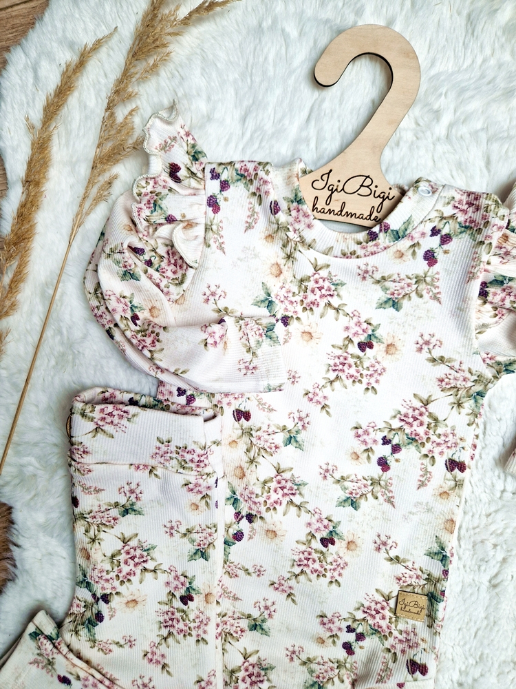 Body+legginsy prążkowane FOREST BLACKBERRIES