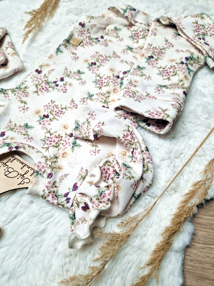 Body+legginsy prążkowane FOREST BLACKBERRIES