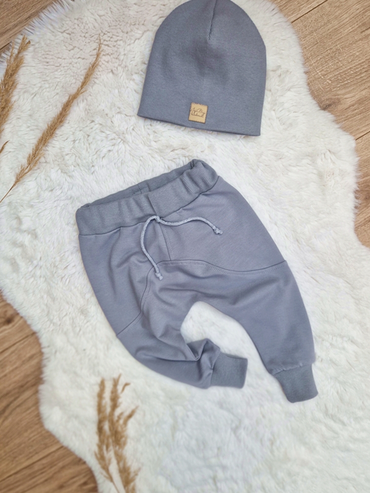 Spodnie chłopięce LOW popiel