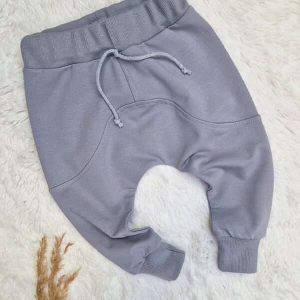 Spodnie chłopięce LOW popiel