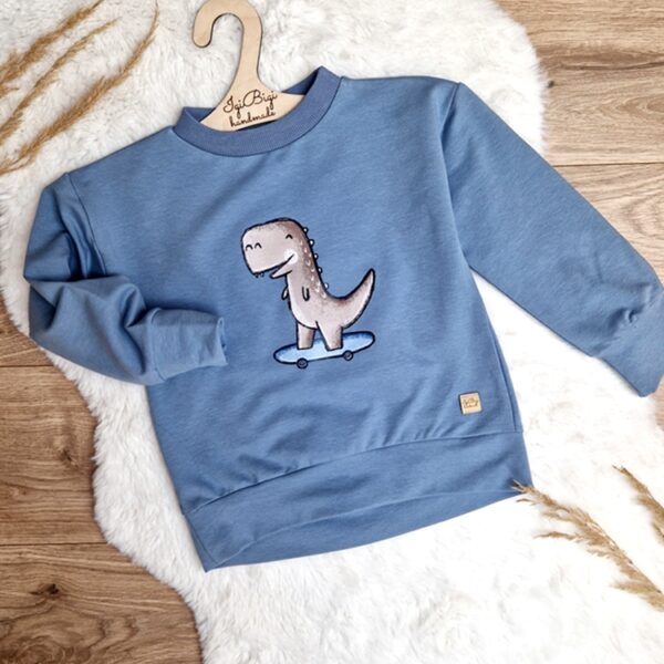 Bluza DINOROLL brudny niebieski