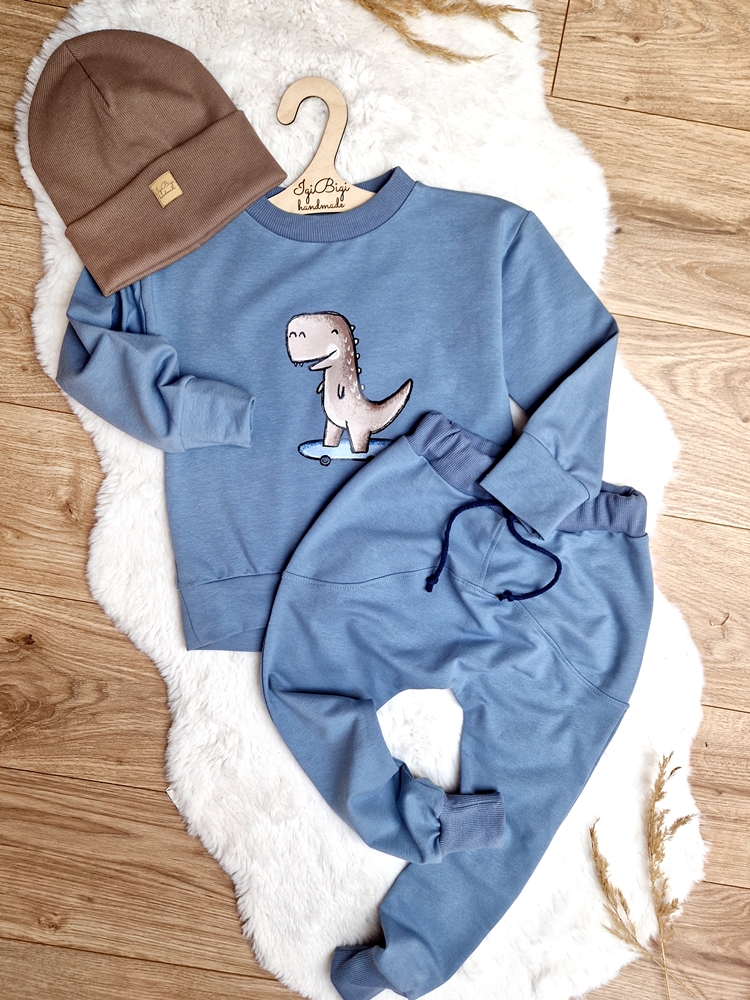 Bluza DINOROLL brudny niebieski