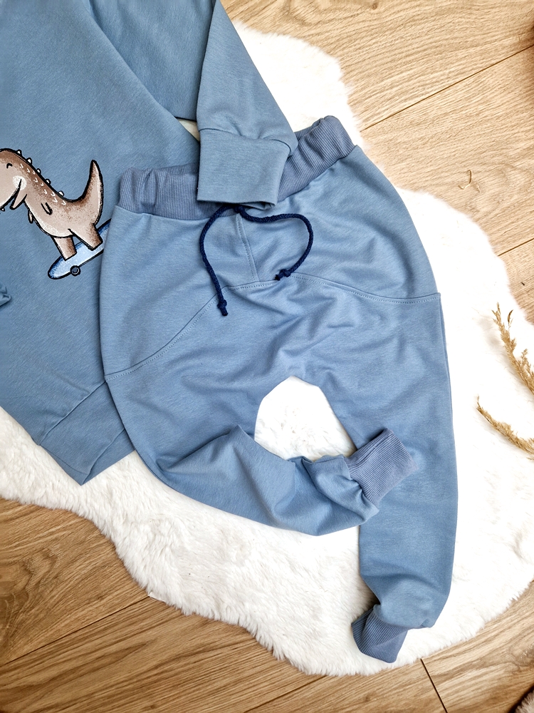 Bluza DINOROLL brudny niebieski