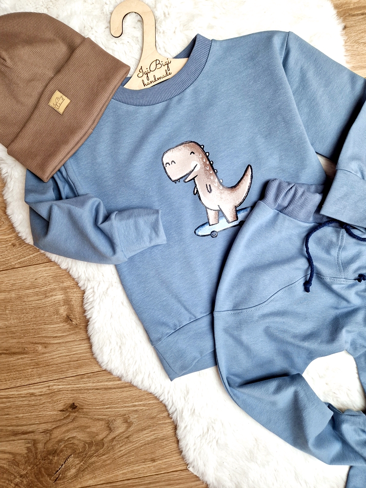 Bluza DINOROLL brudny niebieski