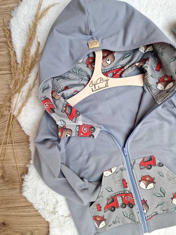 Bluza STRAŻ+spodnie LOW popiel