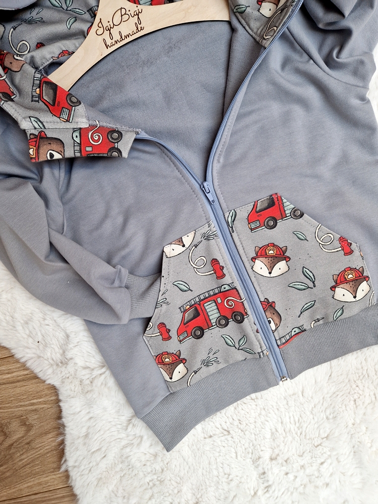 BLUZA KIDDY popiel straż