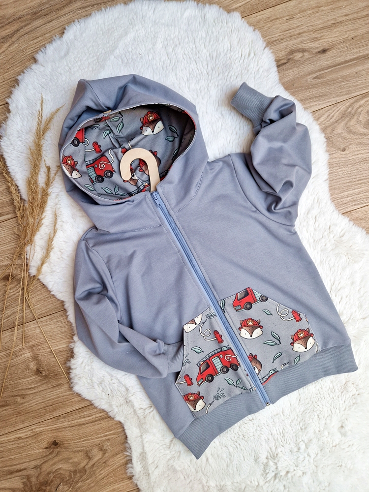 BLUZA KIDDY popiel straż