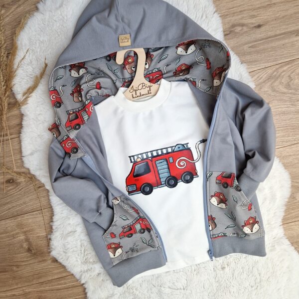 BLUZA KIDDY popiel straż
