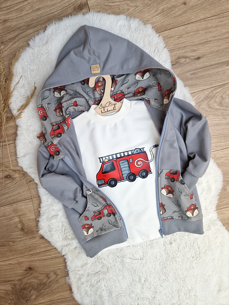 BLUZA KIDDY popiel straż