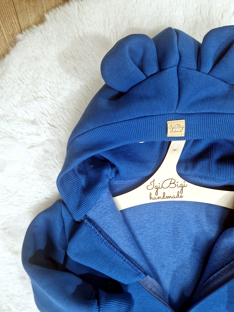 KOMBINEZON dresówka drapana JEANS