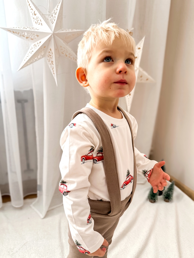 Legginsy prążkowane Z SZELKAMI kolory