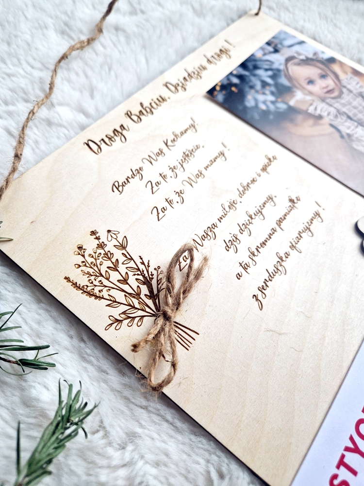 KALENDARZ ze zdjęciem dla DZIADKA/BABCI II