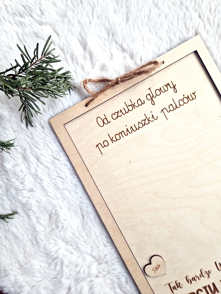 Laurka dla BABCI/DZIADKA odcisk dłoni