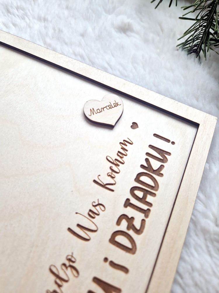 Laurka dla BABCI/DZIADKA odcisk dłoni