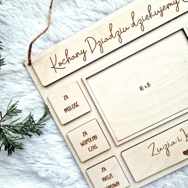 RAMKA na zdjęcie na dzień BABCI/DZIADKA