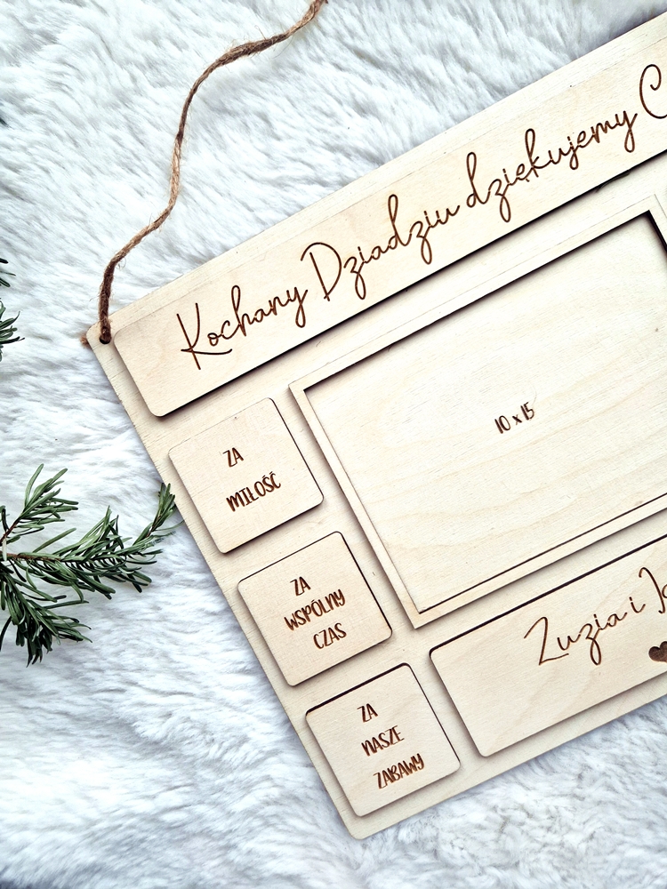 RAMKA na zdjęcie na dzień BABCI/DZIADKA