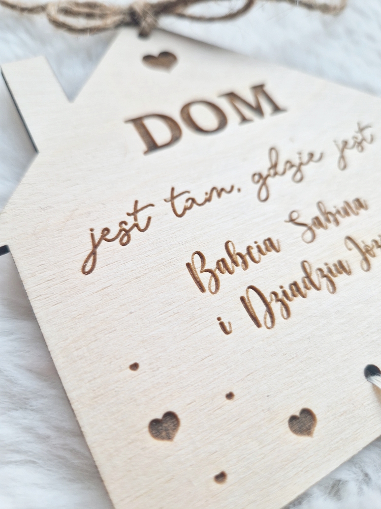 Zawieszka DOM...dla Babci/Dziadka/Pradziadka