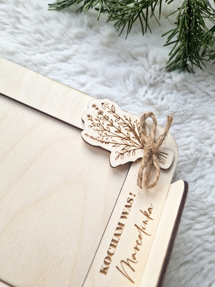 RAMKA stojąca na zdjęcie na dzień BABCI/DZIADKA