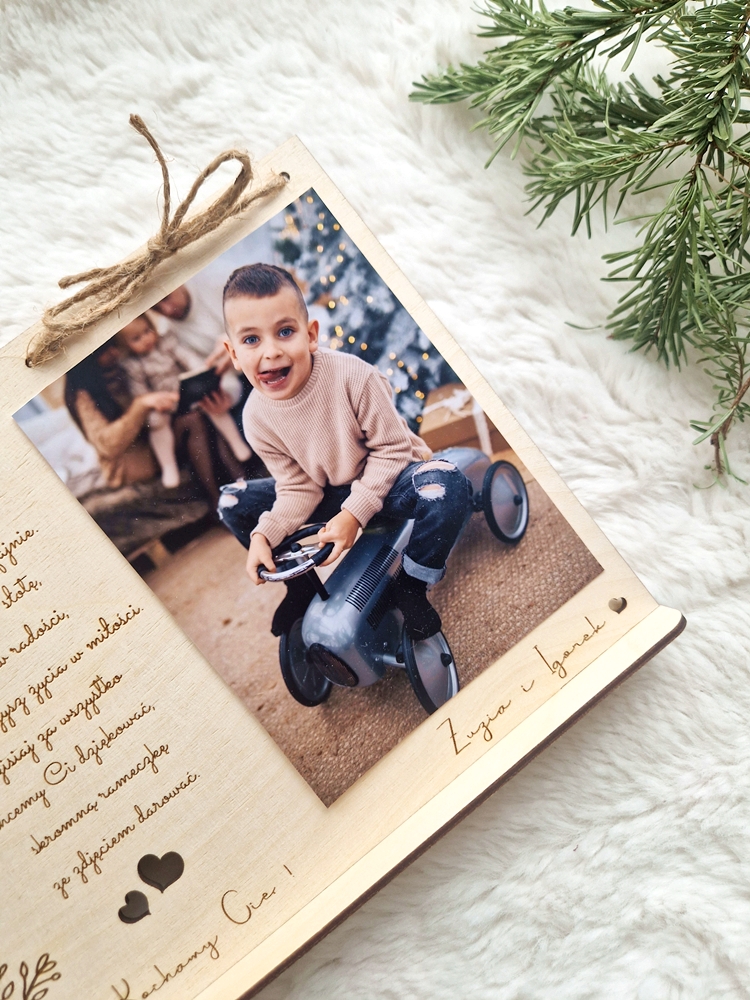RAMKA na zdjęcie na dzień BABCI/DZIADKA stojąca