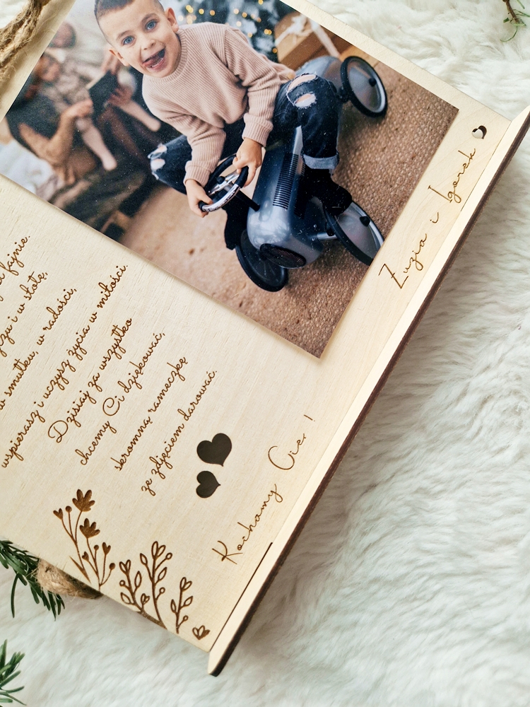 RAMKA na zdjęcie na dzień BABCI/DZIADKA stojąca