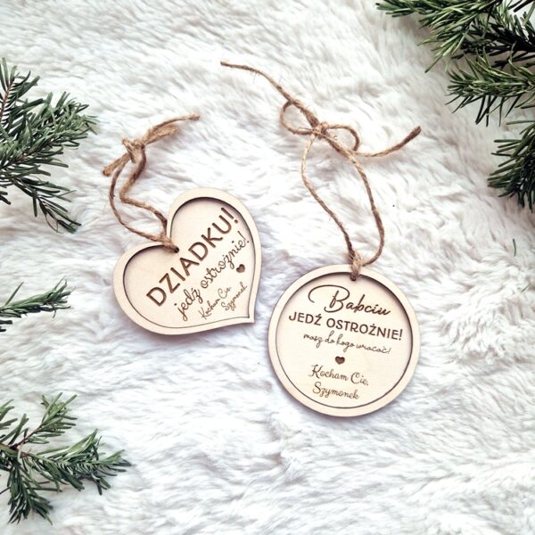 ZAWIESZKA samochodowa dla BABCI/DZIADKA