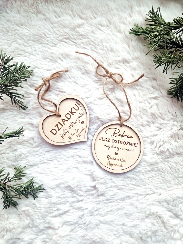 ZAWIESZKA samochodowa dla BABCI/DZIADKA