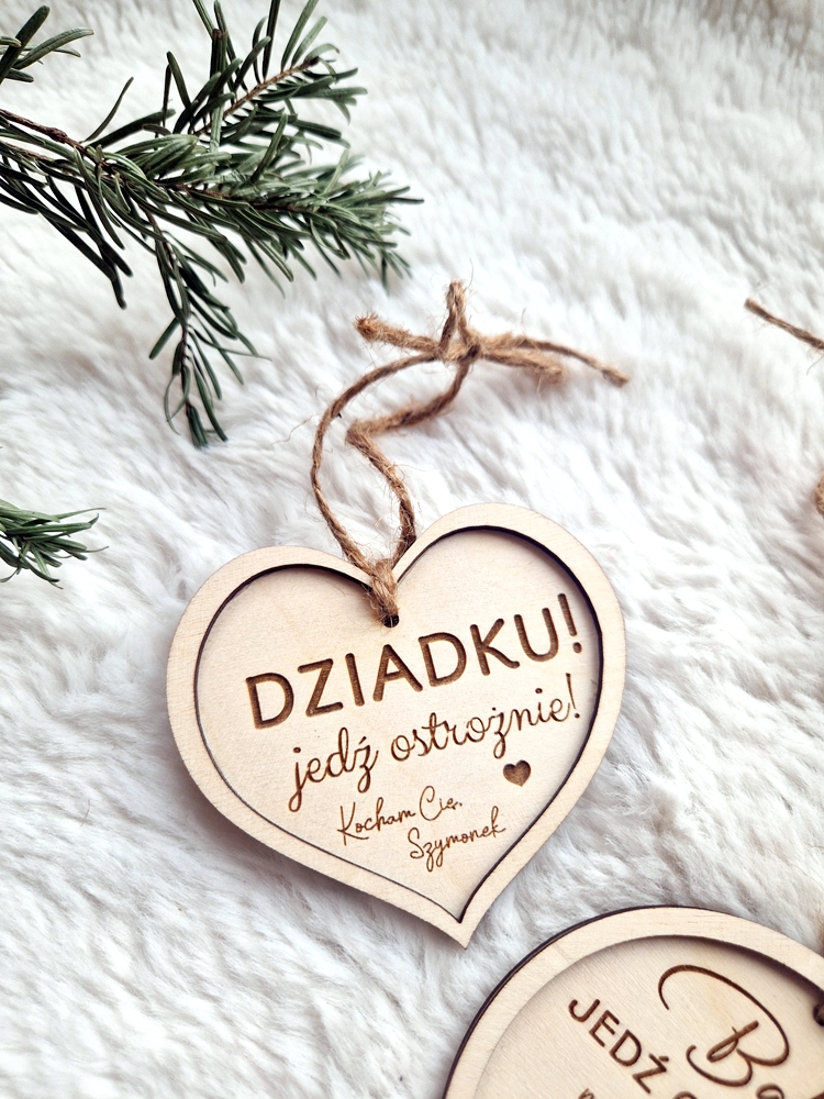 ZAWIESZKA samochodowa dla BABCI/DZIADKA