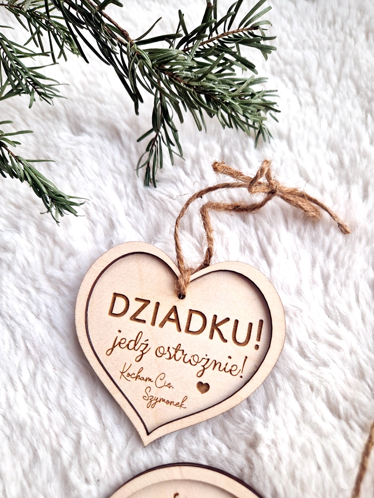 ZAWIESZKA samochodowa dla BABCI/DZIADKA