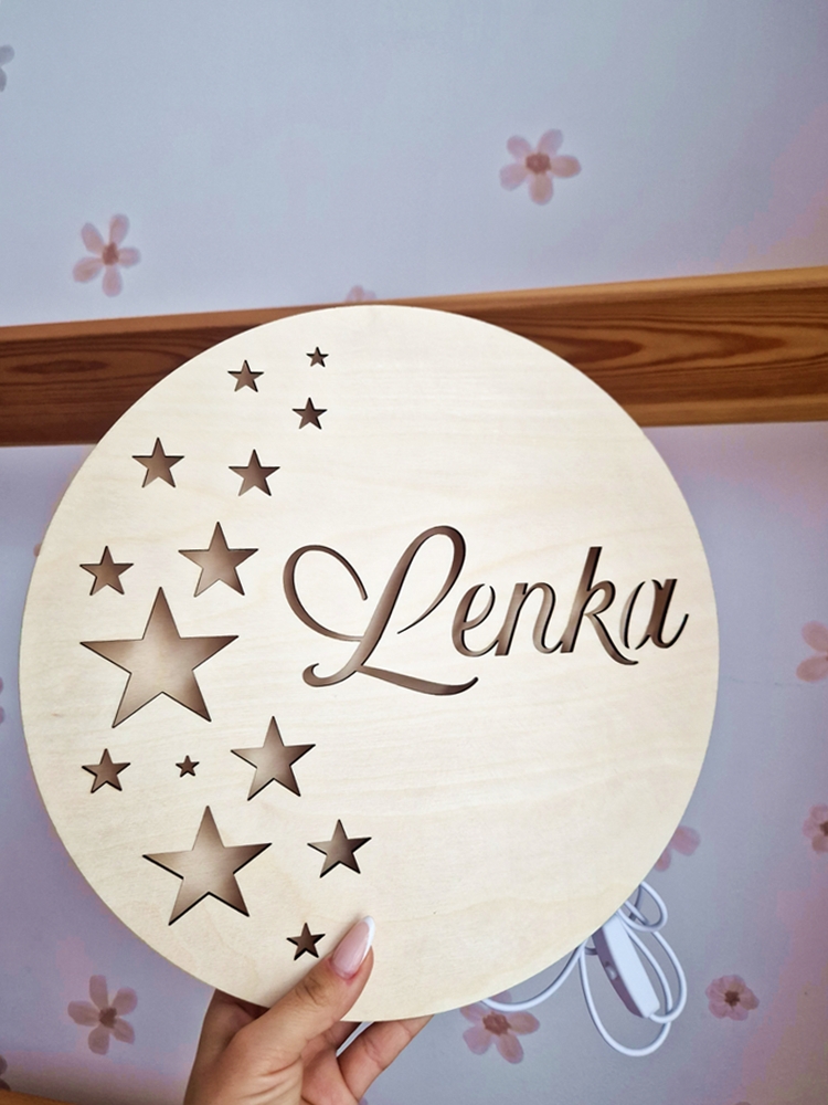 Lampka LED gwiadki imienna