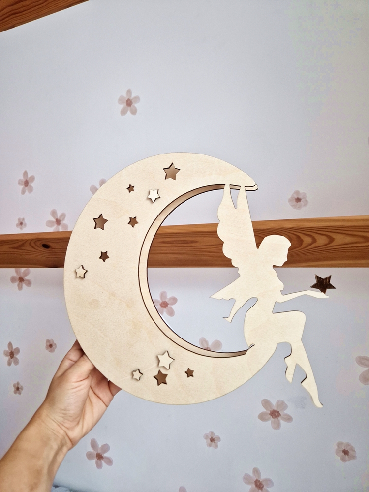 Lampka LED księżyc wróżka