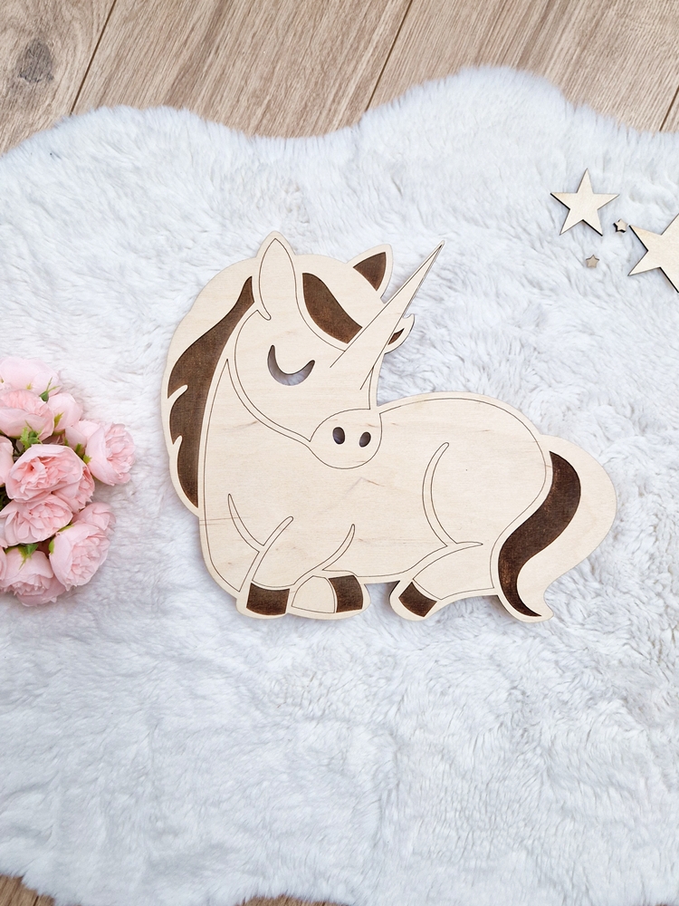 Lampka LED jednorożec