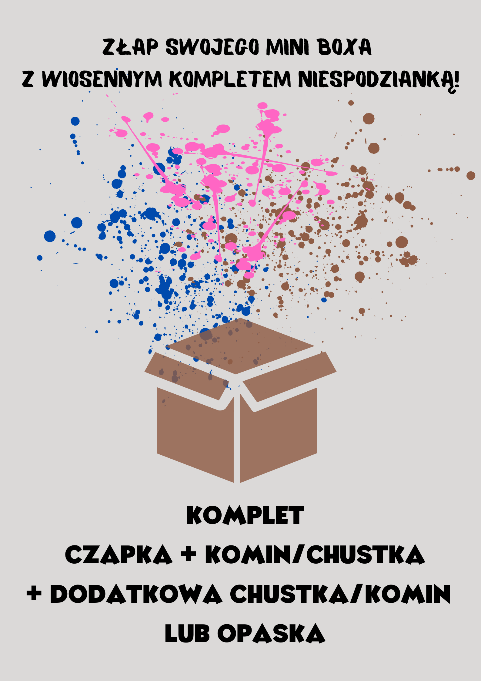 WIOSENNY MINI BOX komplet + dodatki