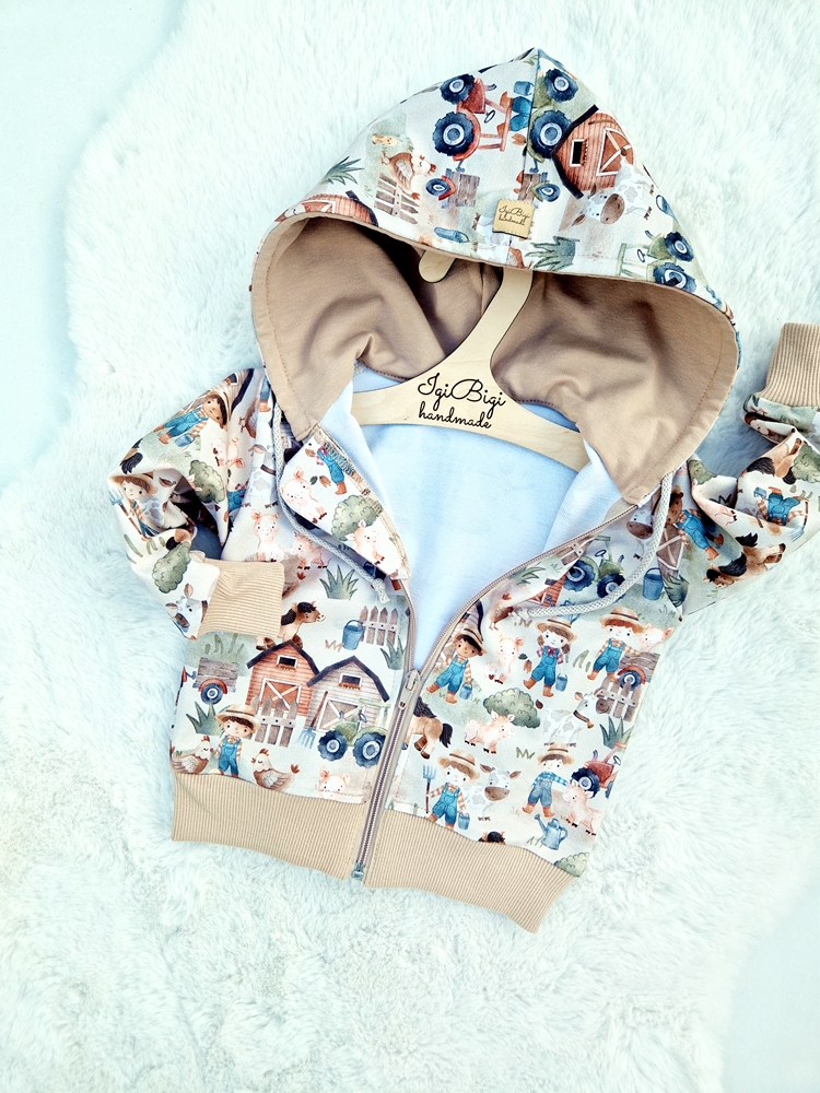 BLUZA wiejskie żyćko kaptur