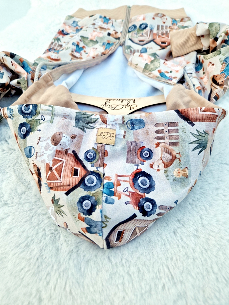BLUZA wiejskie żyćko kaptur