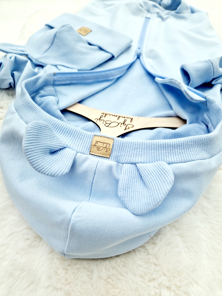 KOMBINEZON klasyczny dres BABY BLUE