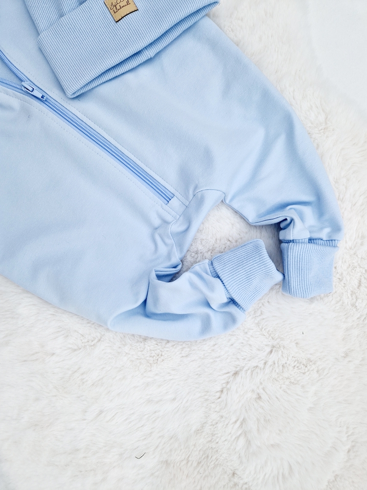 KOMBINEZON klasyczny dres BABY BLUE