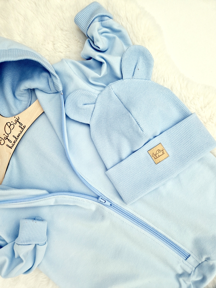 KOMBINEZON klasyczny dres BABY BLUE