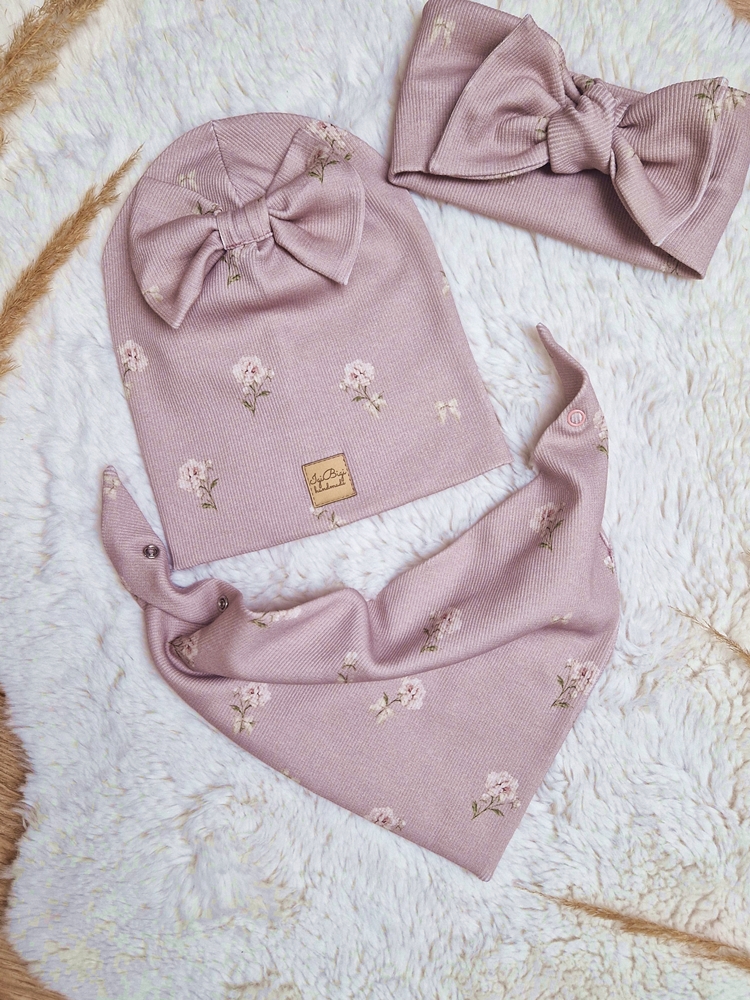 Czapka prążkowana PEONY 2kolory